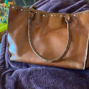 Patricia Nash leather tote bag